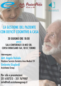 la gestione del paziente con deficit cognitivo a casa